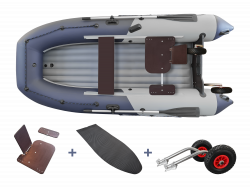 Комплект надувная лодка НДНД Grouper 335 Премиум