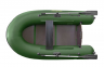 Надувная лодка BoatMaster 250T зеленая - вид сверху