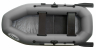 Надувная лодка FLINC F280 серая - вид сверху