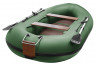 Надувная лодка ПВХ BoatMaster 300HF  зеленая - вид сзади